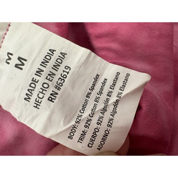 Bebe Sport Women Pink Leggings M stretchy . - Picture 6 of 10